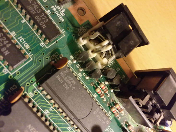 Amstrad PC1512 Video Output Transistors