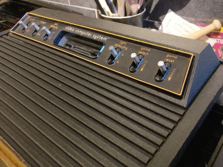 Finished Atari 2600 Bezel Restoration Close-Up