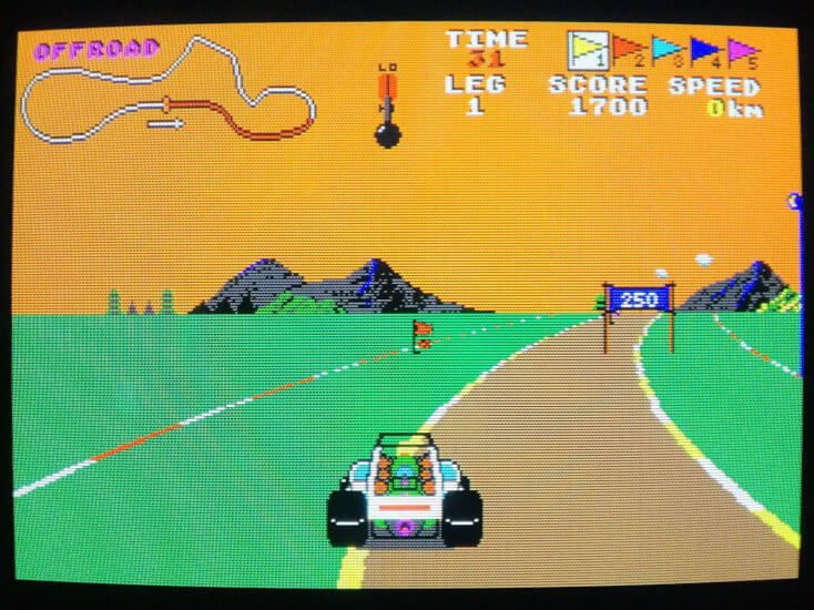 Screenshot Of Buggy Boy On The Atari ST