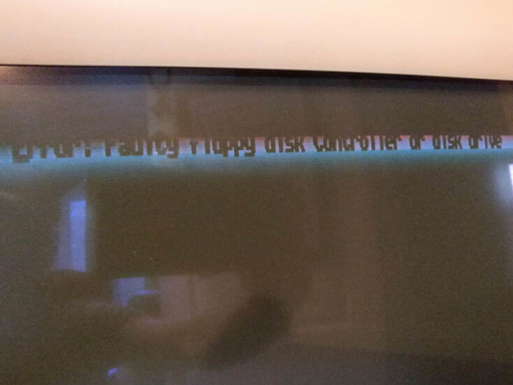 Inverted Output From The Amstrad PC1512 Hooked Up To The GBS-8200