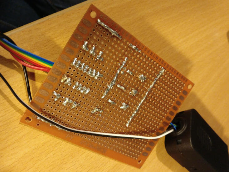 Amstrad PC1512 Video Liberator Prototype Board Back