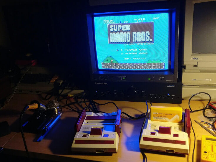 HOWTO - Nintendo Famicom Composite Video Output Mod - Cover Photo