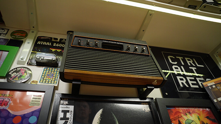 Atari 2600 "Heavy Sixer" Mounted On Wall
