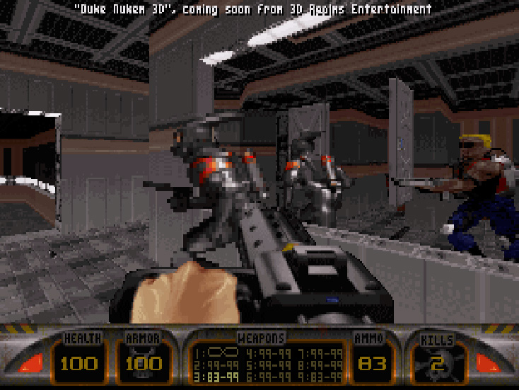 Duke Nukem 3D Early Beta Preview Screenshot 2