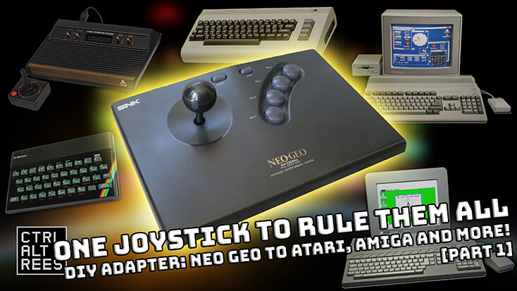 ArcadeR 9-Pin Retro Joystick – Wired – Works With Sinclair, Atari, Commodore 64, Sega, Amiga
